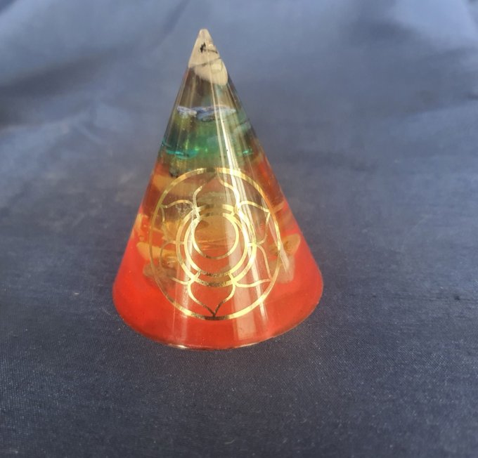 PETITE ORGONE CÔNE FLEUR DE LOTUS