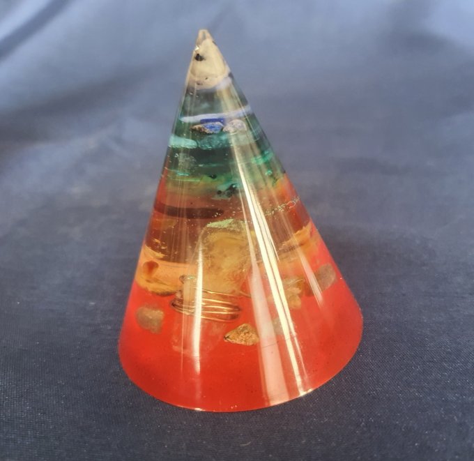 PETITE ORGONE CÔNE FLEUR DE LOTUS